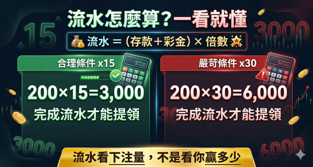 娛樂城流水怎麼算?